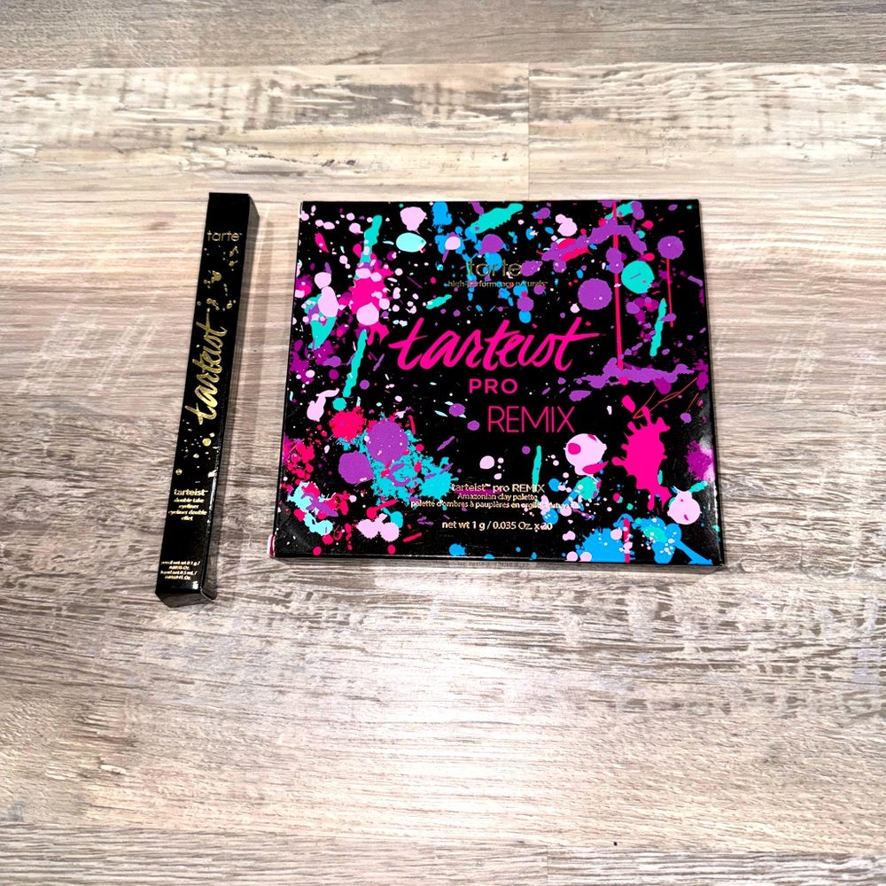 ✨TARTE TARTEIST BUNDLE! EYELINER DUO WITH PALETTE✨ SHIPPING DISC.✨